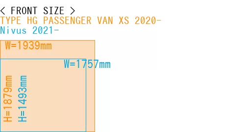#TYPE HG PASSENGER VAN XS 2020- + Nivus 2021-